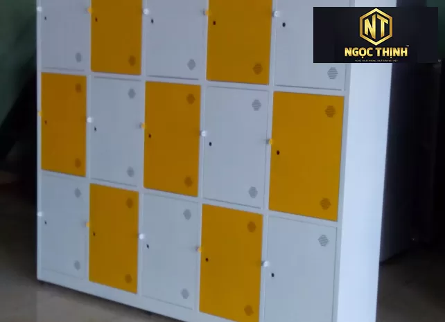 Tủ đặt sử dụng cho phòng gym 15 khoang